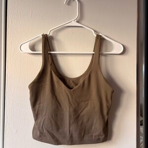 lululemon athletica Olive Tank Crop Top